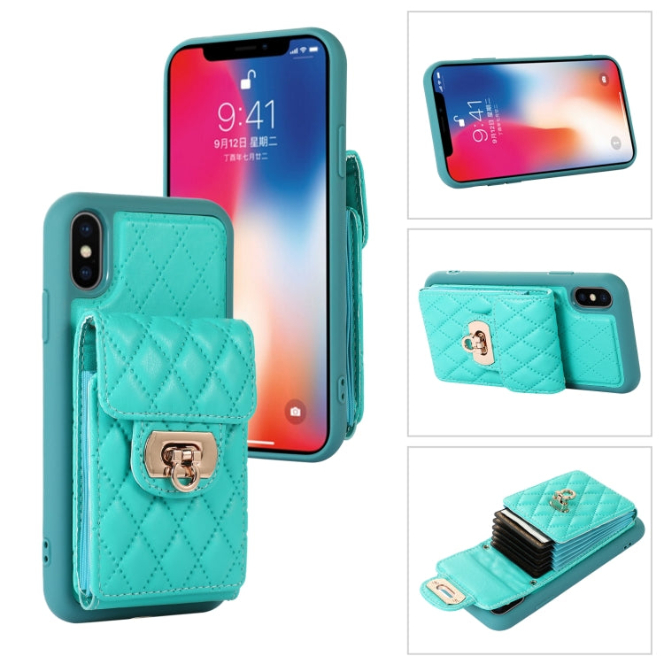 For iPhone XS / X Card Slot Leather Phone Case