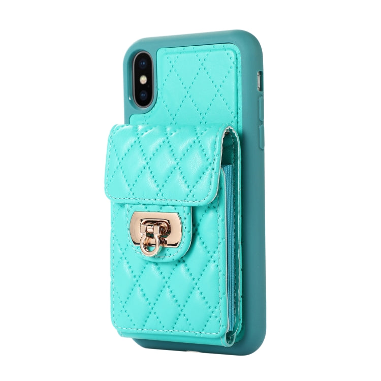 For iPhone XS / X Card Slot Leather Phone Case