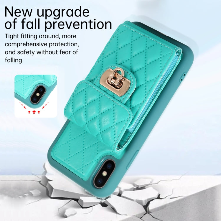 For iPhone XS / X Card Slot Leather Phone Case