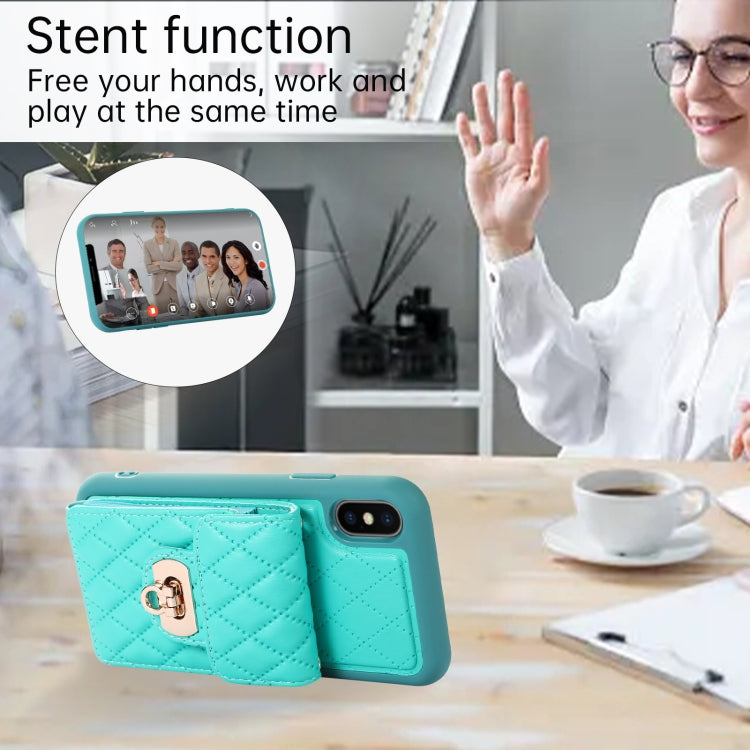 For iPhone XS / X Card Slot Leather Phone Case