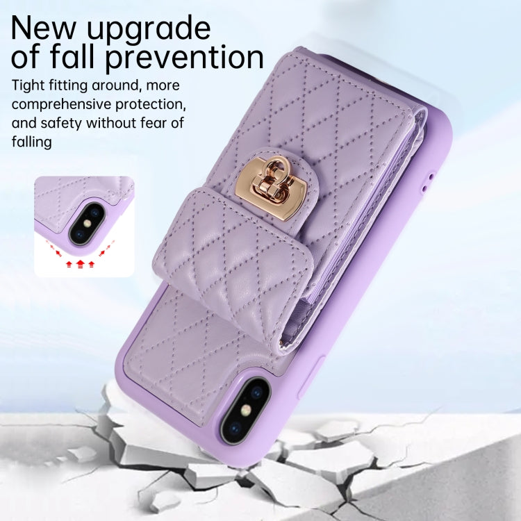 For iPhone XS / X Card Slot Leather Phone Case
