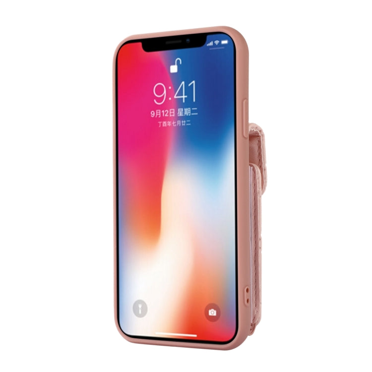 For iPhone XS / X Card Slot Leather Phone Case