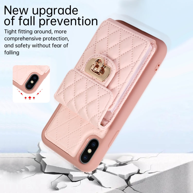 For iPhone XS / X Card Slot Leather Phone Case