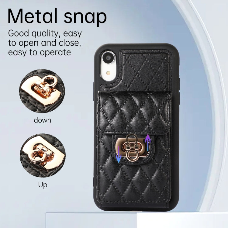 For iPhone XR Card Slot Leather Phone Case
