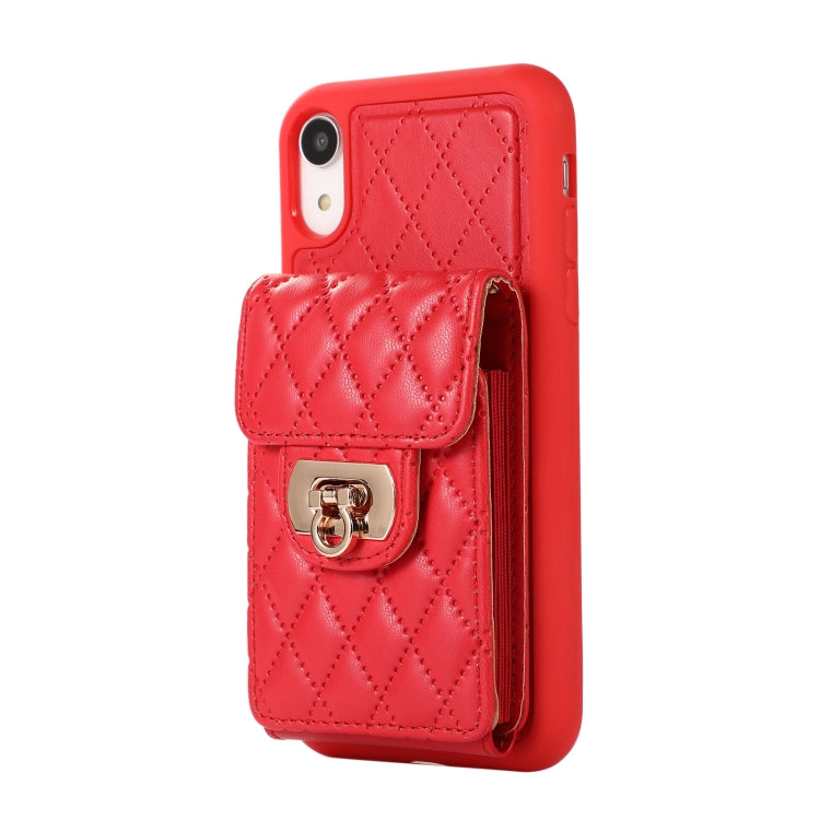 For iPhone XR Card Slot Leather Phone Case