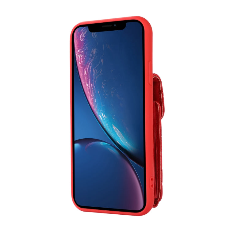 For iPhone XR Card Slot Leather Phone Case