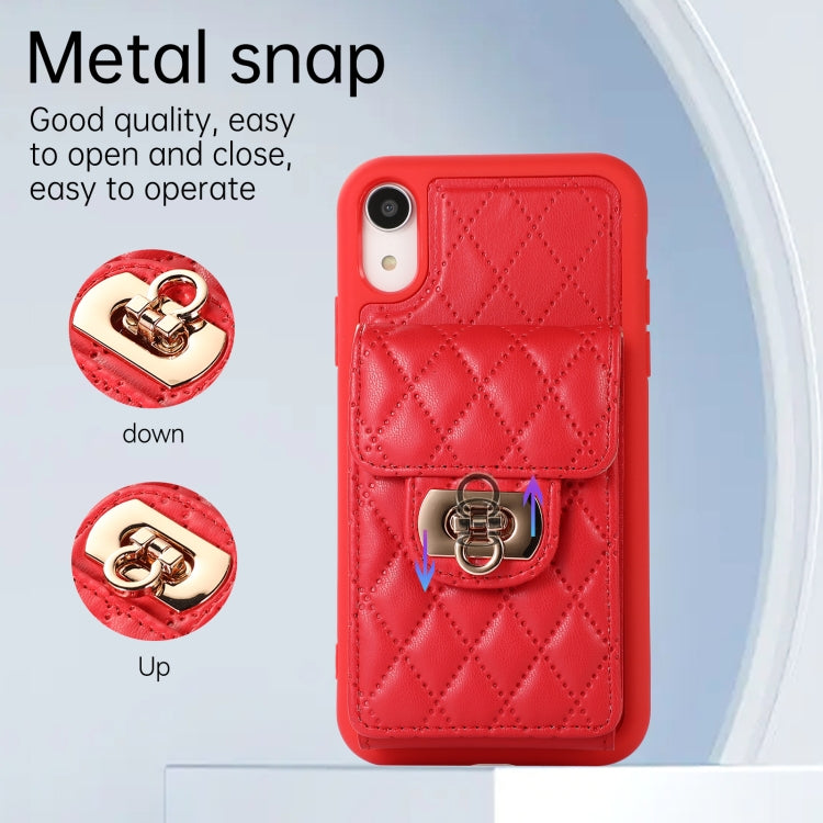 For iPhone XR Card Slot Leather Phone Case