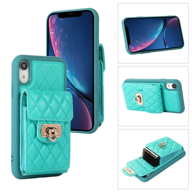 For iPhone XR Card Slot Leather Phone Case