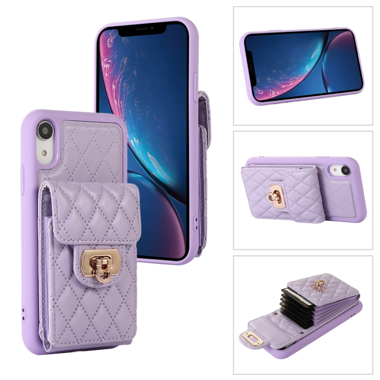 For iPhone XR Card Slot Leather Phone Case