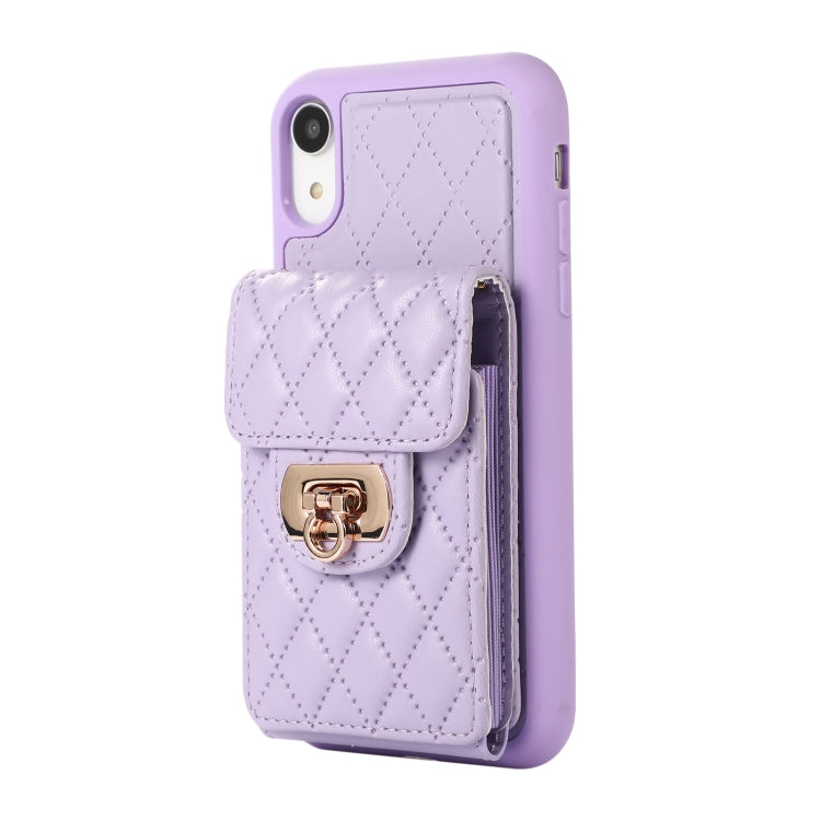 For iPhone XR Card Slot Leather Phone Case