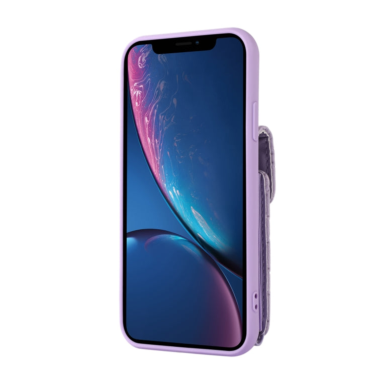 For iPhone XR Card Slot Leather Phone Case