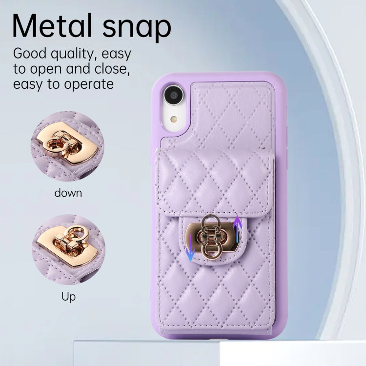 For iPhone XR Card Slot Leather Phone Case