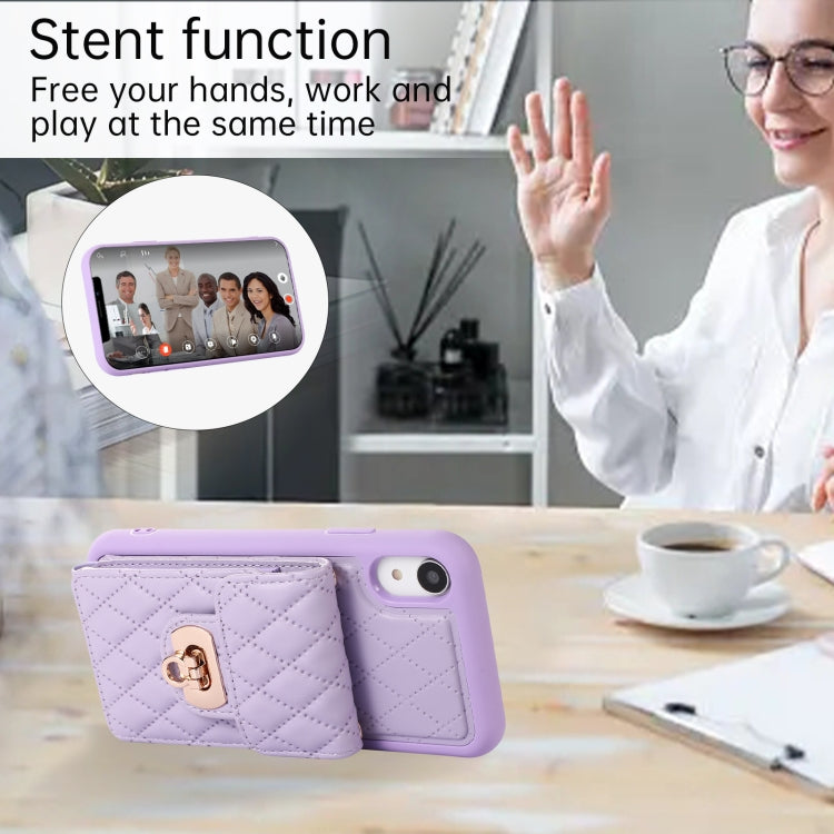 For iPhone XR Card Slot Leather Phone Case