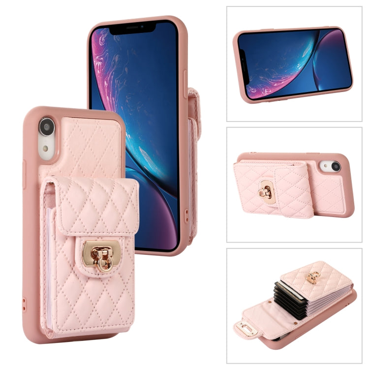 For iPhone XR Card Slot Leather Phone Case