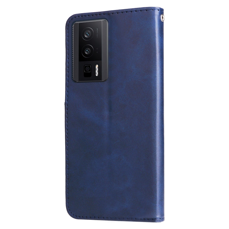 For Xiaomi Redmi K60/K60 Pro Calf Texture Zipper Leather Phone Case