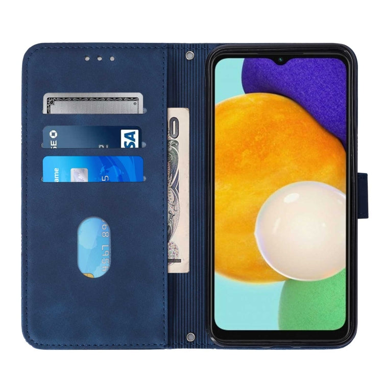 For Samsung Galaxy A54 5G Crossbody 3D Embossed Flip Leather Phone Case