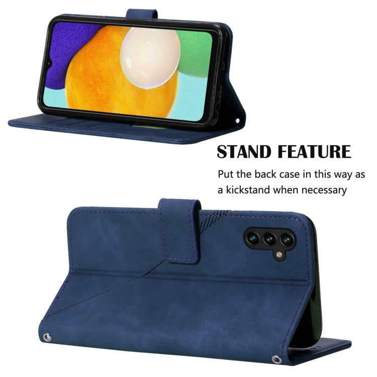 For Samsung Galaxy A54 5G Crossbody 3D Embossed Flip Leather Phone Case