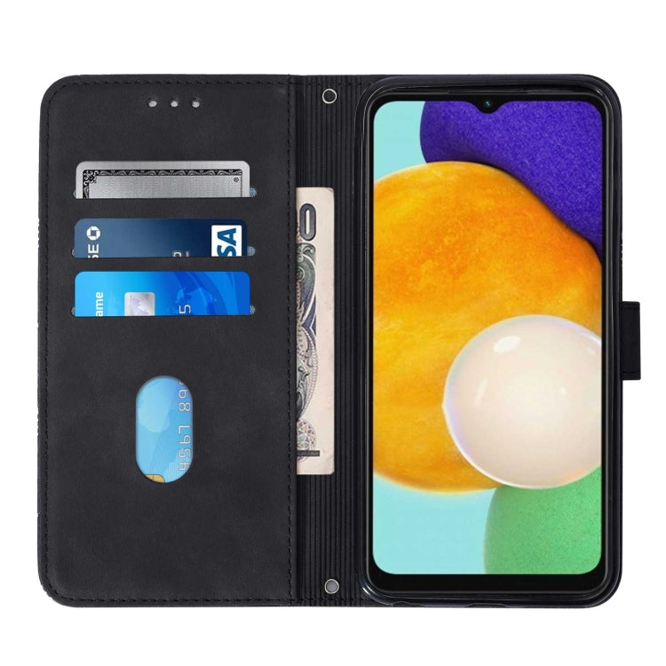 For Samsung Galaxy A54 5G Crossbody 3D Embossed Flip Leather Phone Case