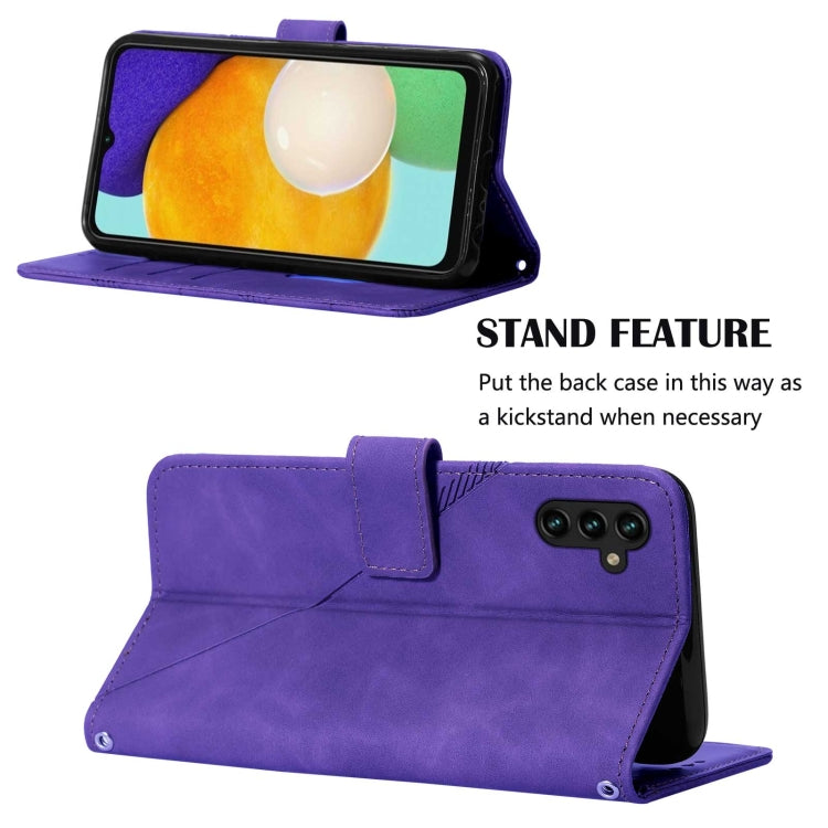 For Samsung Galaxy A54 5G Crossbody 3D Embossed Flip Leather Phone Case
