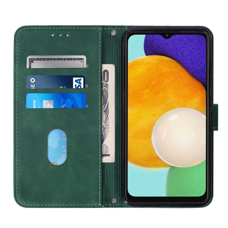 For Samsung Galaxy A54 5G Crossbody 3D Embossed Flip Leather Phone Case