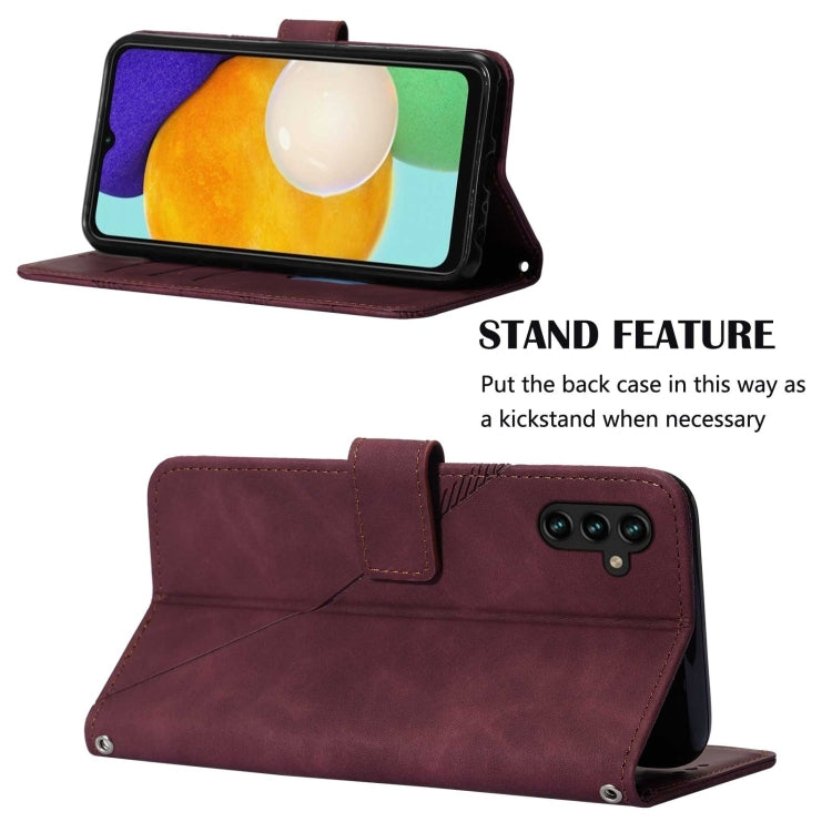 For Samsung Galaxy A54 5G Crossbody 3D Embossed Flip Leather Phone Case