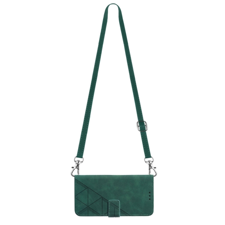 For Motorola Moto Edge+ 2023 Crossbody 3D Embossed Flip Leather Phone Case