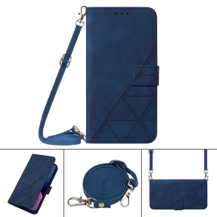 For Xiaomi Redmi Note 12 Global Crossbody 3D Embossed Flip Leather Phone Case