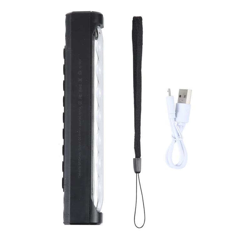 5200mAh 3 in 1 Multi-function USB + Type-C Dual Ports Power Bank with Power Lighting / Compass