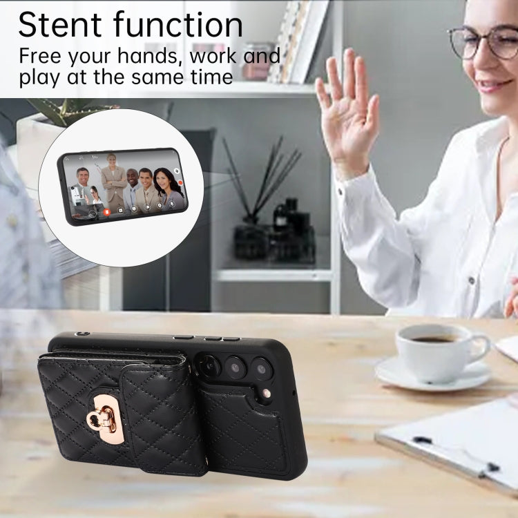 For Samsung Galaxy S23+ 5G Card Slot Leather Phone Case