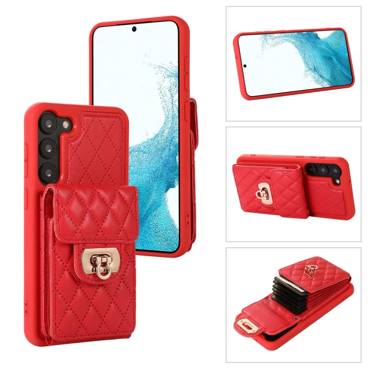 For Samsung Galaxy S23+ 5G Card Slot Leather Phone Case