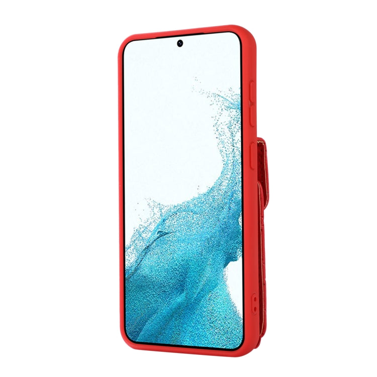 For Samsung Galaxy S23+ 5G Card Slot Leather Phone Case