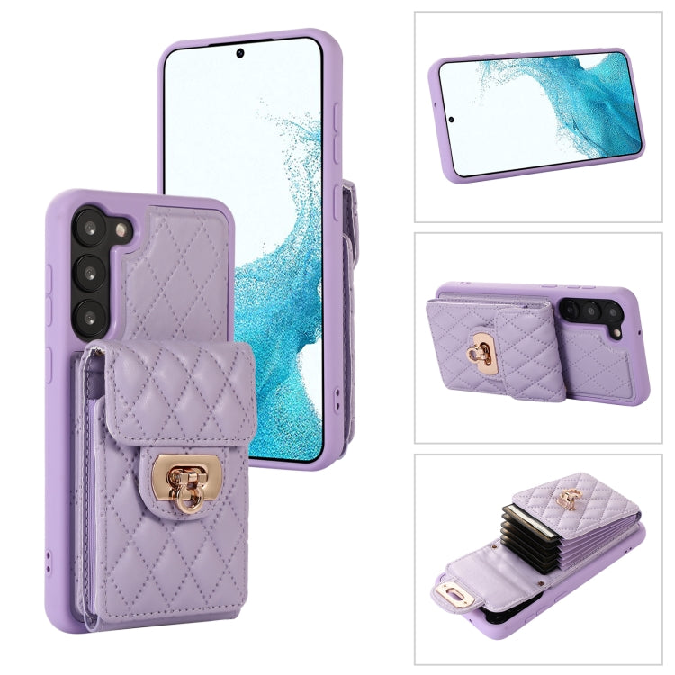 For Samsung Galaxy S23+ 5G Card Slot Leather Phone Case