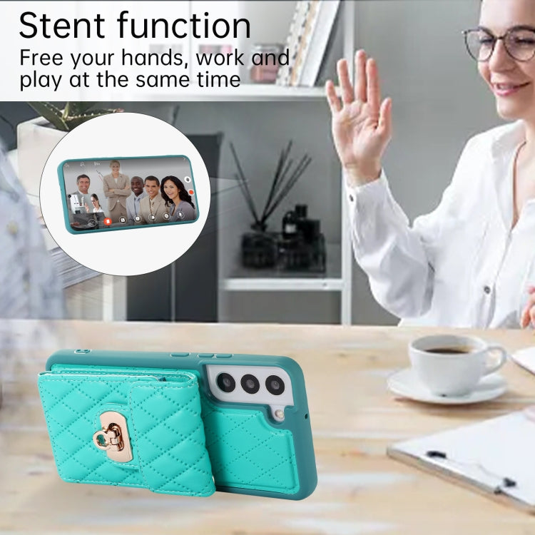 For Samsung Galaxy S22 5G Card Slot Leather Phone Case
