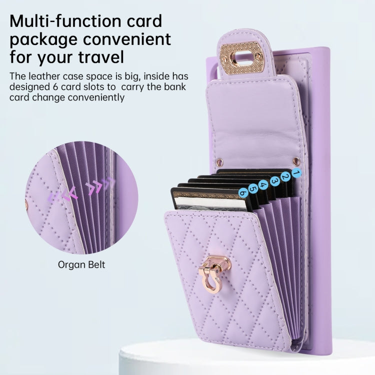 For Samsung Galaxy S22 Ultra 5G Card Slot Leather Phone Case
