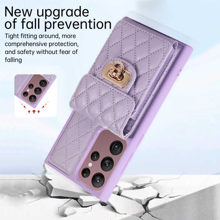 For Samsung Galaxy S22 Ultra 5G Card Slot Leather Phone Case