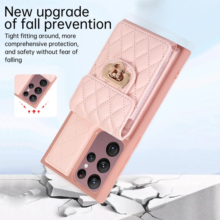 For Samsung Galaxy S22 Ultra 5G Card Slot Leather Phone Case