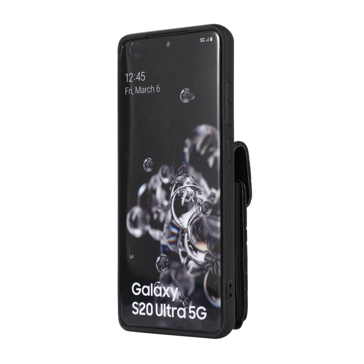 For Samsung Galaxy S20 Ultra Card Slot Leather Phone Case