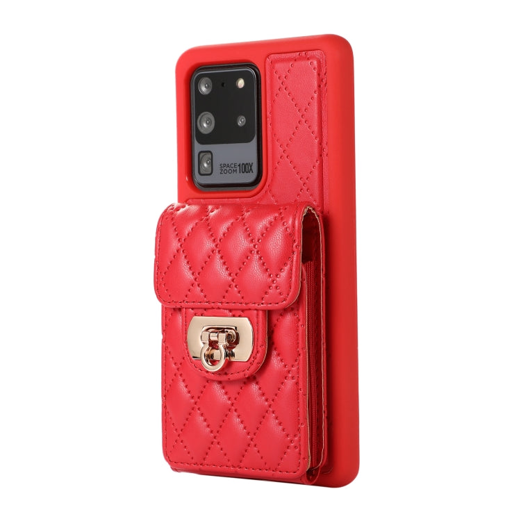 For Samsung Galaxy S20 Ultra Card Slot Leather Phone Case