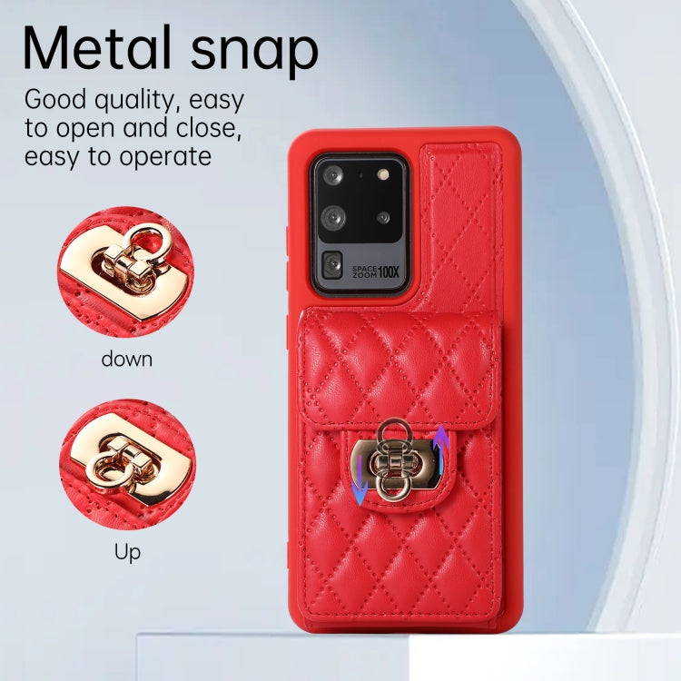For Samsung Galaxy S20 Ultra Card Slot Leather Phone Case