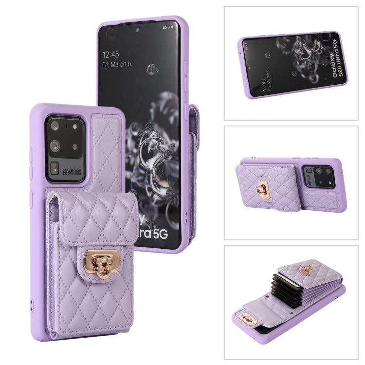 For Samsung Galaxy S20 Ultra Card Slot Leather Phone Case