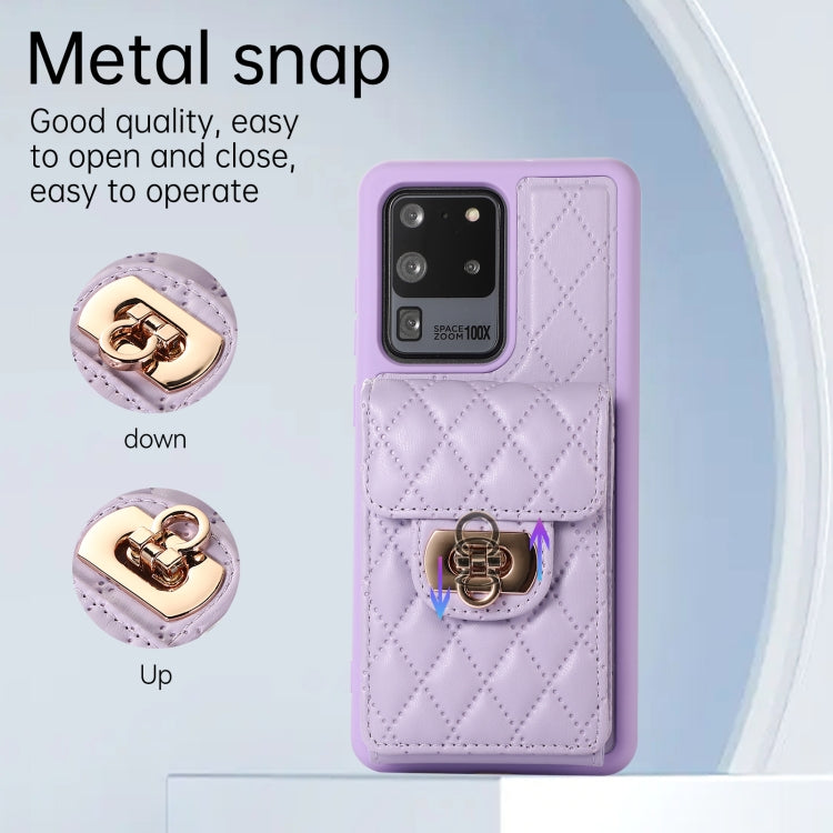 For Samsung Galaxy S20 Ultra Card Slot Leather Phone Case