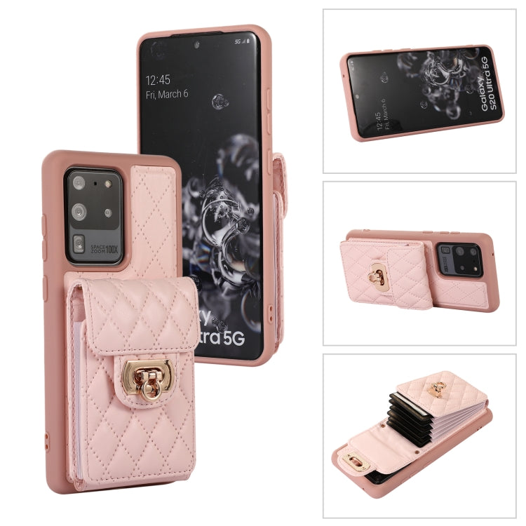 For Samsung Galaxy S20 Ultra Card Slot Leather Phone Case