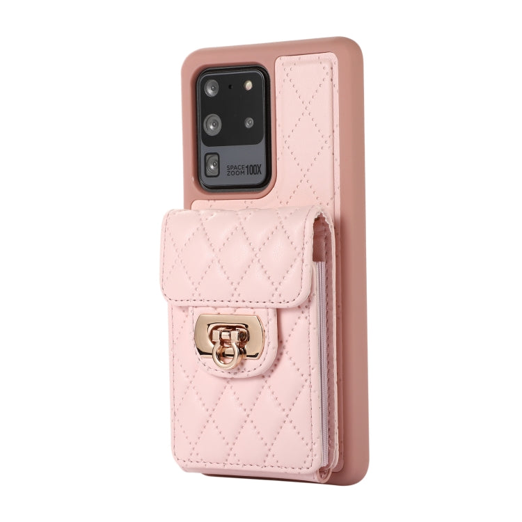 For Samsung Galaxy S20 Ultra Card Slot Leather Phone Case
