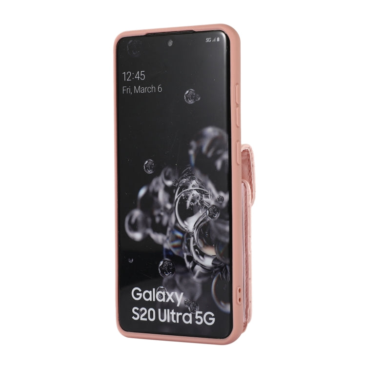 For Samsung Galaxy S20 Ultra Card Slot Leather Phone Case