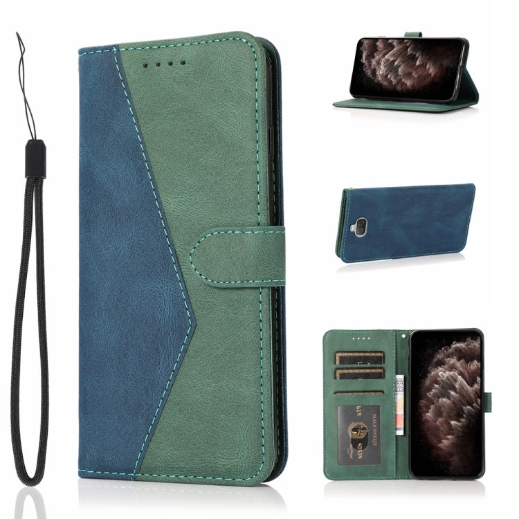 For Sony Xperia 10 Dual-color Stitching Leather Phone Case