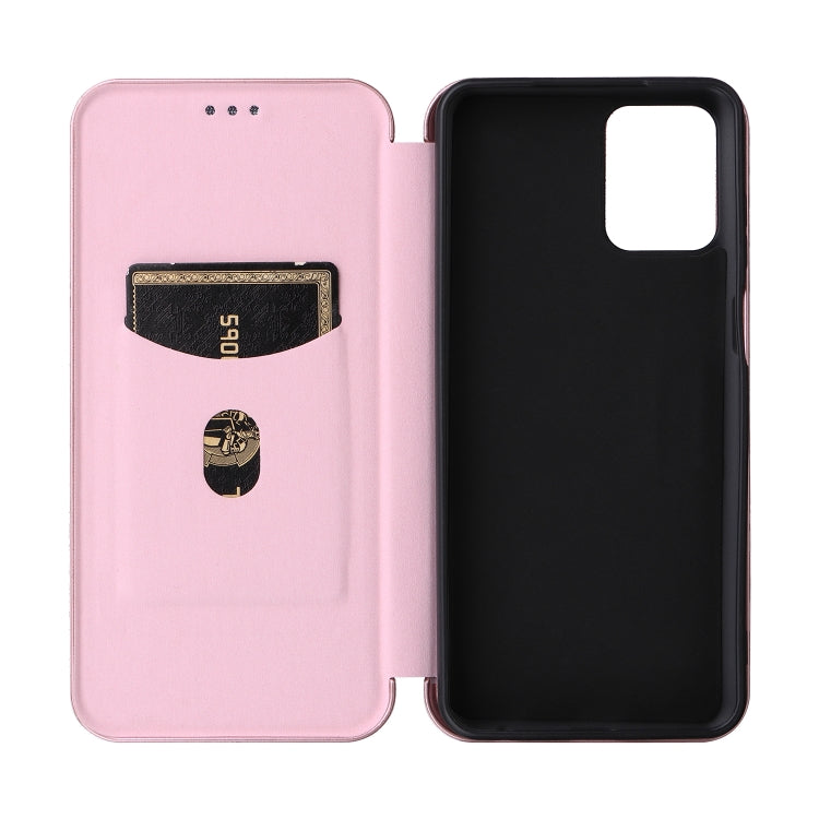 For Motorola Moto G Power 2023 Carbon Fiber Texture Flip Leather Phone Case