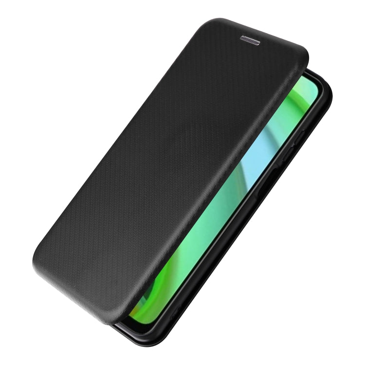 For Motorola Moto G Power 2023 Carbon Fiber Texture Flip Leather Phone Case