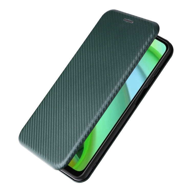 For Motorola Moto G Power 2023 Carbon Fiber Texture Flip Leather Phone Case