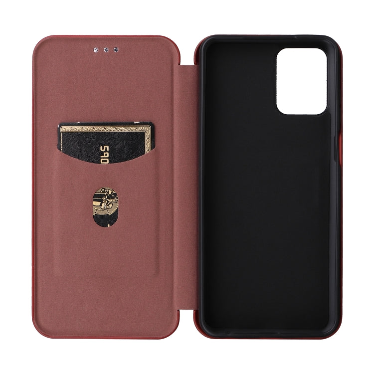 For Motorola Moto G Power 2023 Carbon Fiber Texture Flip Leather Phone Case