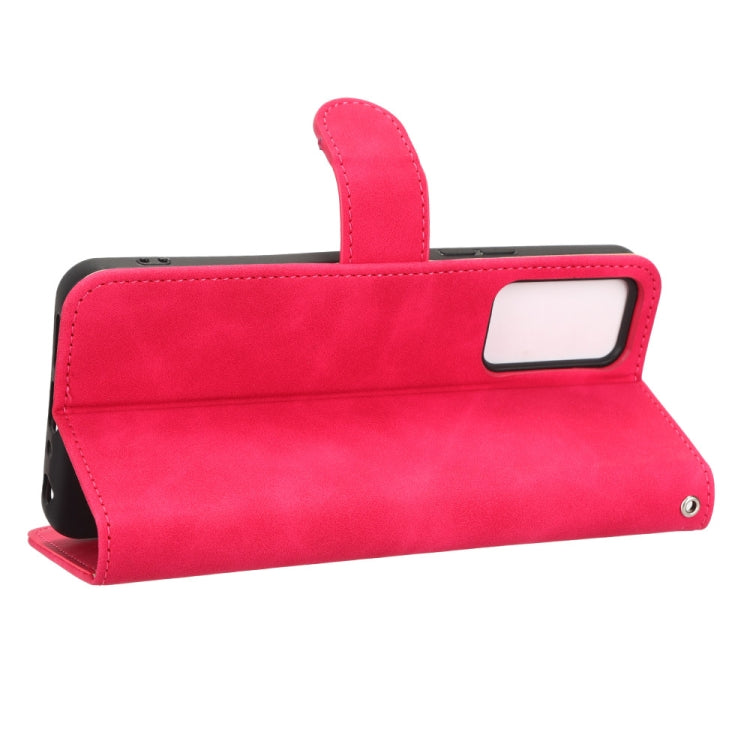 For TCL 408 Skin Feel Magnetic Flip Leather Phone Case